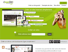 Tablet Screenshot of cmonsite.fr